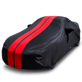 Hyundai Veloster 2012-2022 Black Red Pro Series Car Cover